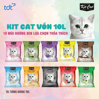 Cát vệ sinh Kit Cat 10L dành cho mèo siêu vón