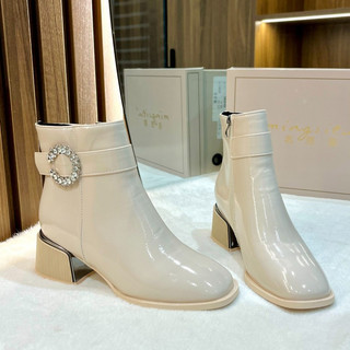 Giày boot nữ cổ thấp B33