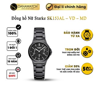 Đồng hồ Nữ Starke SK153AL – VD – MD máy Quartz Japan, kính sapphire, dây kim loại, chống nước, chính hãng