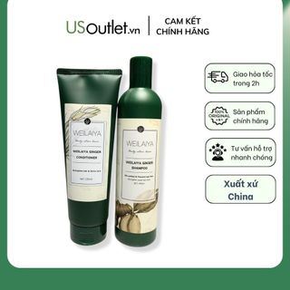 Set Dầu Gội Xả Weilaiya Ginger