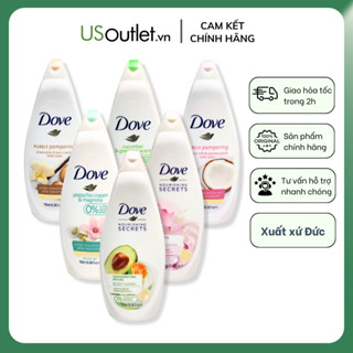  Sữa Tắm Dove 750ml Nhiều Mùi Hàng Nhập Chính Hãng 