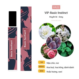 Tinh Dầu Nước Hoa Pháp Basic Instinct 12ml, huyền bí, sexy