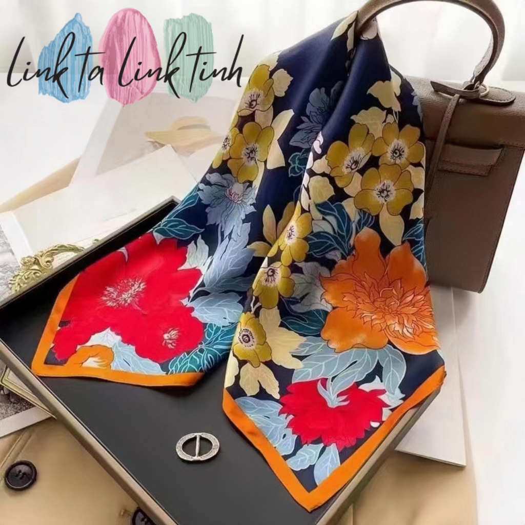 Khăn Lụa Vuông 70x70 CM - khăn lụa vuông 70x70 CAO CẤP - HÀNG LỤA ĐẸP