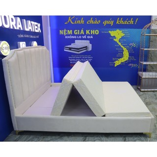 Nệm Bông Ép Aroma Fiber Gấp 3 dày 9cm - Chính hãng - Bảo hành: 10 năm