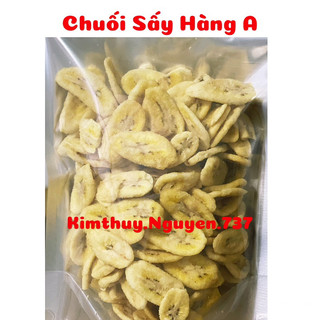 500g chuối xiêm sấy khô loại a thơm giòn - mua 1kg tặng quà - hàng luôn mới