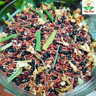Trà gạo lứt xạ đen hoa nhài hộp 500g, trà gạo lứt giảm cân.
