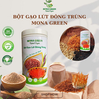 Bột gạo lứt mona green, bột gạo lứt giảm cân lợi sữa 600g