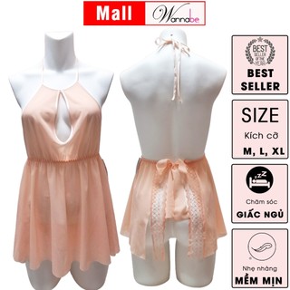 Váy ngủ lưới WANNABE DNC12 đầm ngủ sexy trong suốt mong manh khiến chàng luôn mơ mộng về nàng