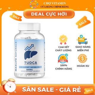 Thực Phẩm Bảo Vệ Sức Khoẻ Maxlife Naturals Tudca 500mg 60 Viên - Hỗ Trợ Gan và Tế Bào Thần Kinh