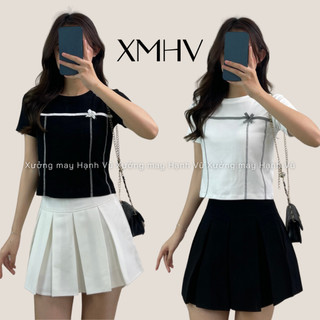 Áo thun nữ bigsize Áo thun Babytee kèm nơ 3114