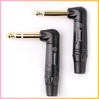 Jack 6.5mm Góc Vuông Chính Hãng Jiasound Chất Lượng Cao - Jack 6 Ly mono - Stereo Connector
