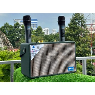 Loa xách tay karaoke nghe nhạc azpro sg06 - đỉnh cao âm thanh cao cấp giá rẻ, tặng kèm 2 micro không dây và chống l