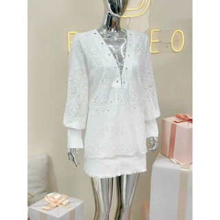 Set áo ren chân váy basic 𝐁𝐀𝐆𝐄𝐎