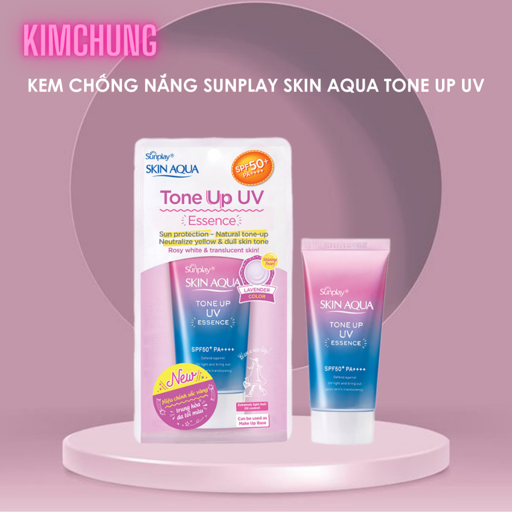 Nhật Bản Tone up Lavender UV SPF 50+ PA++++ 80grr