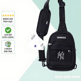 Túi đeo chéo đeo ngực mlb ny yankees fabric size 26x16 cm chất vải xịn dày dây đeo chắc chắn form đẹp balo 2810 shop