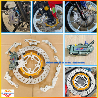 ⭐ heo nisin 4pis + đĩa frando + pát cnc >>> đi size đĩa 260mm