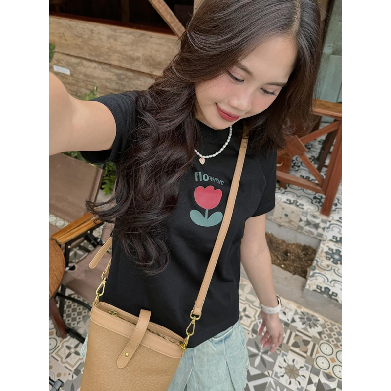 Áo Thun - BBT - 1 Bông Hoa - flower