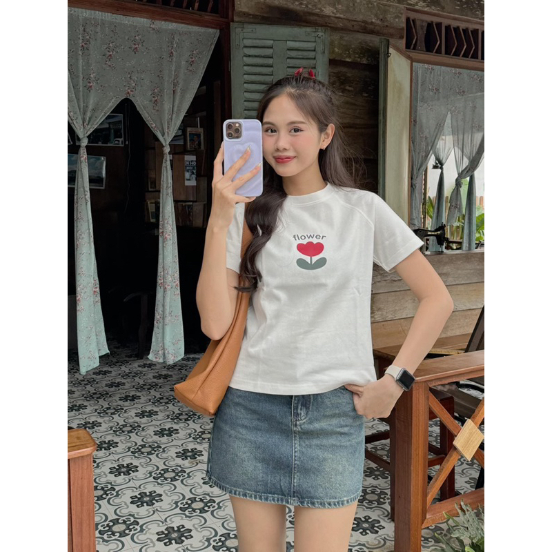 Áo Thun - BBT - 1 Bông Hoa - flower