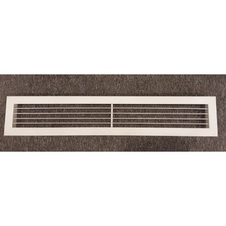 Cửa gió nan thẳng nan bầu dục 650x150mm, miệng gió nan thẳng, của gió hồi điều hòa, chất liệu nhôm sơn tĩnh điện