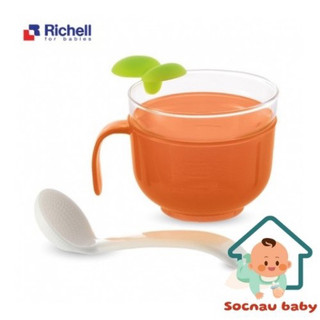 Cốc nấu cháo/ cơm nát RICHELL trong nồi cơm điện cho bé ăn dặm