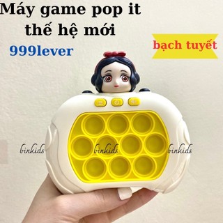 Đồ chơi Pop it thế hệ mới - máy điện tử chơi game Pop it giải trí bấm nút theo đèn nhạc với nhiều level