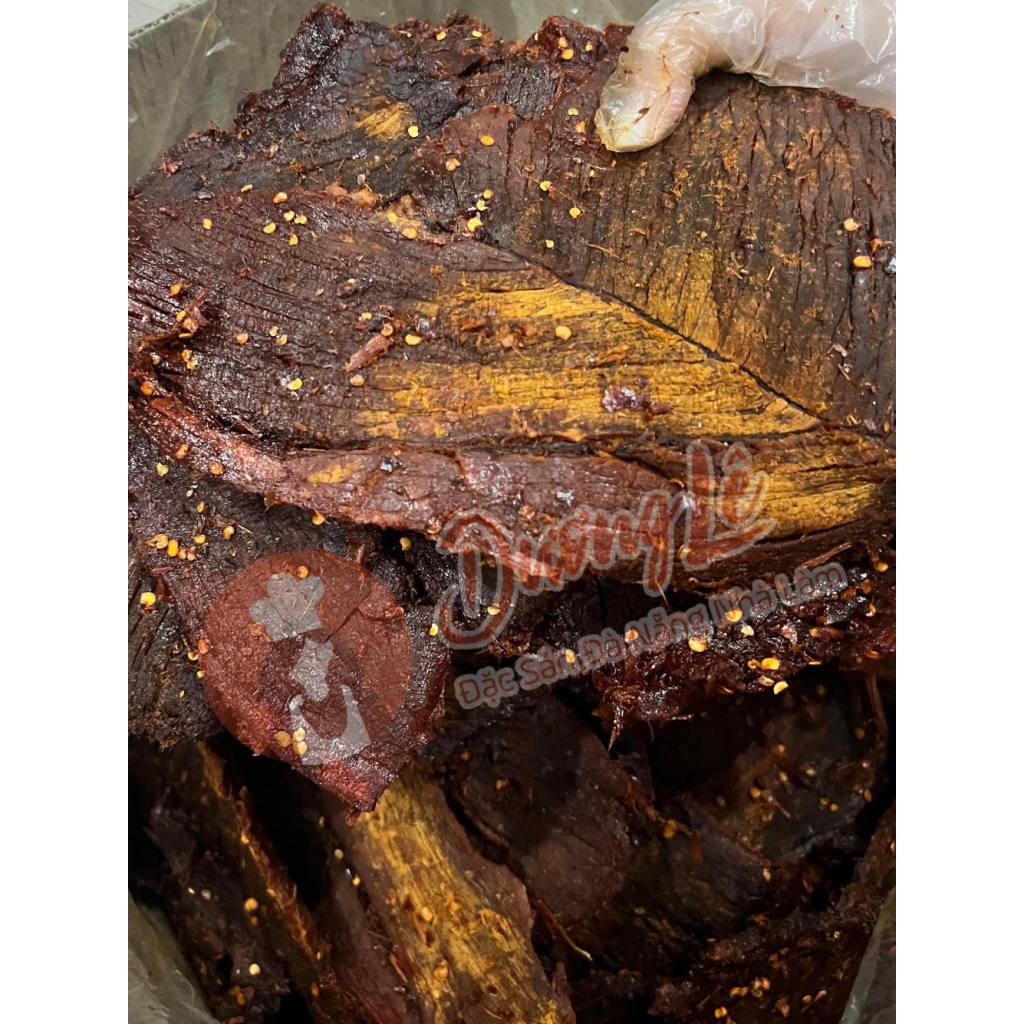 Bò Khô Miếng Đặc Biệt 250gr Đặc Sản Đà Nẵng Nhà Làm Dương Lê