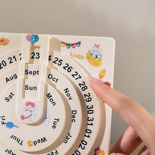 Lịch để bàn Xoay đa dụng decor trang trí