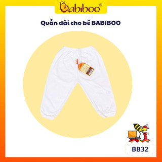 Quần dài cho bé BABIBOO vải cotton mềm mại, an toàn cho da bé (3kg-12kg)- BB32