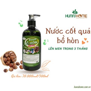 Nước rửa chén/ bát Enzyme Bồ Hòn Huna'shome 500ml