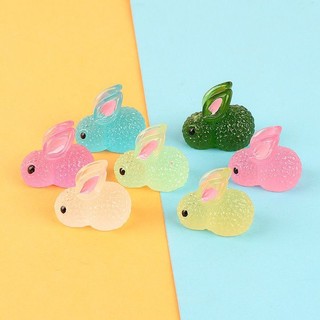 Mô Hình Chú Thỏ lớn dạ quang phát sáng ban đêm trang trí tiểu cảnh, terrarium, DIY