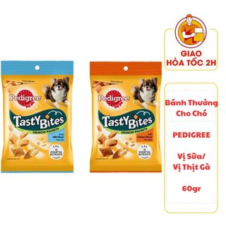 (CÓ QUÀ TẶNG) Bánh Thưởng Cho Chó PEDIGREE - Vị Thịt Gà/ Vị Sữa - 60gr