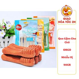 (CÓ QUÀ TẶNG) Xương Que Gặm Cho Chó Orgo 90gr - Nhiều Vị