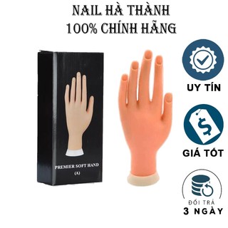 Bàn tay giả silicone tập vẽ nail, thực hành vẽ móng