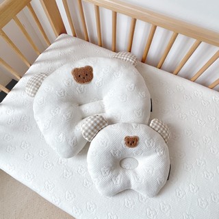 Gối Định Hình Đầu Cố Định Đầu Chất Vải Cotton Thoáng Mát Lót Lưới 3D Thoáng Khí