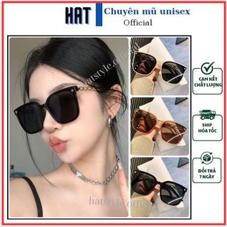 Kính râm nữ chống nắng nữ HAT, Kính mắt râm nữ chống tia UV, mắt kính râm thời trang Hàn Quốc gồm 3 màu KR03