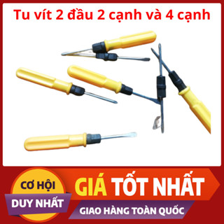  Tua Vít 2 Đầu Giá Rẻ tu vít 1 đầu Cầm Chơi - Tháo Lắp Đồ Chơi Trẻ Em 