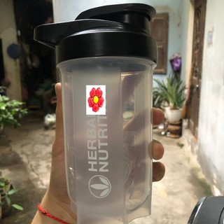 Bình lắc 500ml có logo H.B.L (đủ màu, có quai cầm, chịu nhiệt)