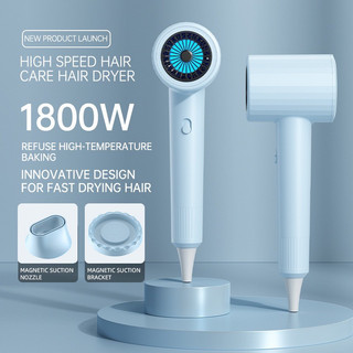 Máy sấy tóc ion âm ánh sáng xanh- Công suất 1800w - Bảo hành 24 tháng
