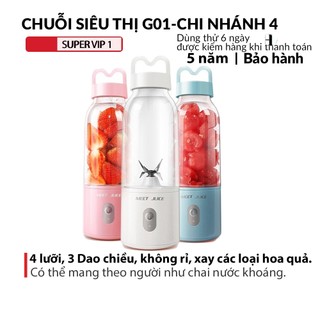 Máy Xay Sinh Tố Đa Năng Cầm Tay Meet Juice Xay cực nhanh 9s, cao cấp, an toàn BH 1 đổi 1