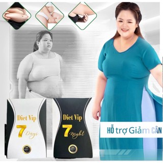 Liệu trình viên uống giảm cân diet vip 7 night đốt mỡ cho những cơ địa khó giảm mập lâu năm