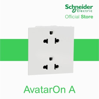 Ổ cắm đôi 3 chấu M3T426UST2_WE Schneider