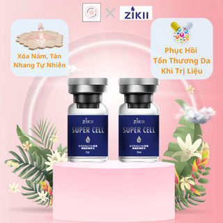  Tế bào gốc ZIKII SUPER CELL chiết suất tinh chất quý hiếm giúp phục hồi cấp ẩm dưỡng trắng da mặt cấp tốc an toàn 