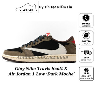 Giày travis scott nâu đen- bản cao cấp