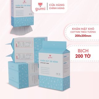 BỊCH KHĂN MẶT KHÔ COTTON GUMI TREO TƯỜNG TIỆN LỢI DÀY DẶN MỀM MẠI VÀ THOẢI MÁI