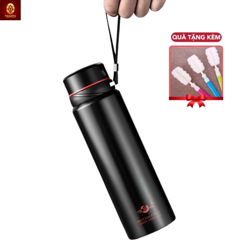 Bình Giữ Nhiệt TAMIDI 1500ml, Bình Giữ Nhiệt Inox Có Khay Nắp Lọc Trà Giữ Nhiệt Lên Đến 12 Tiếng Vỏ Bọc 2 Lớp -BTC01