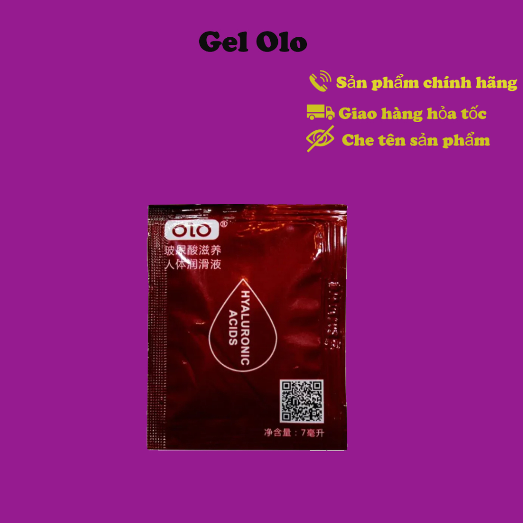 Gel Bôi Trơn OLOL Gốc Nước, Gel Dạng Gói Tiện Dụng, Gốc nước 7ML