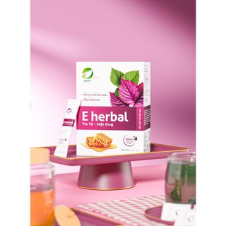 Tía tô mật ong sấy thăng hoa Eherbal 60gam ( 4gam x 15g)