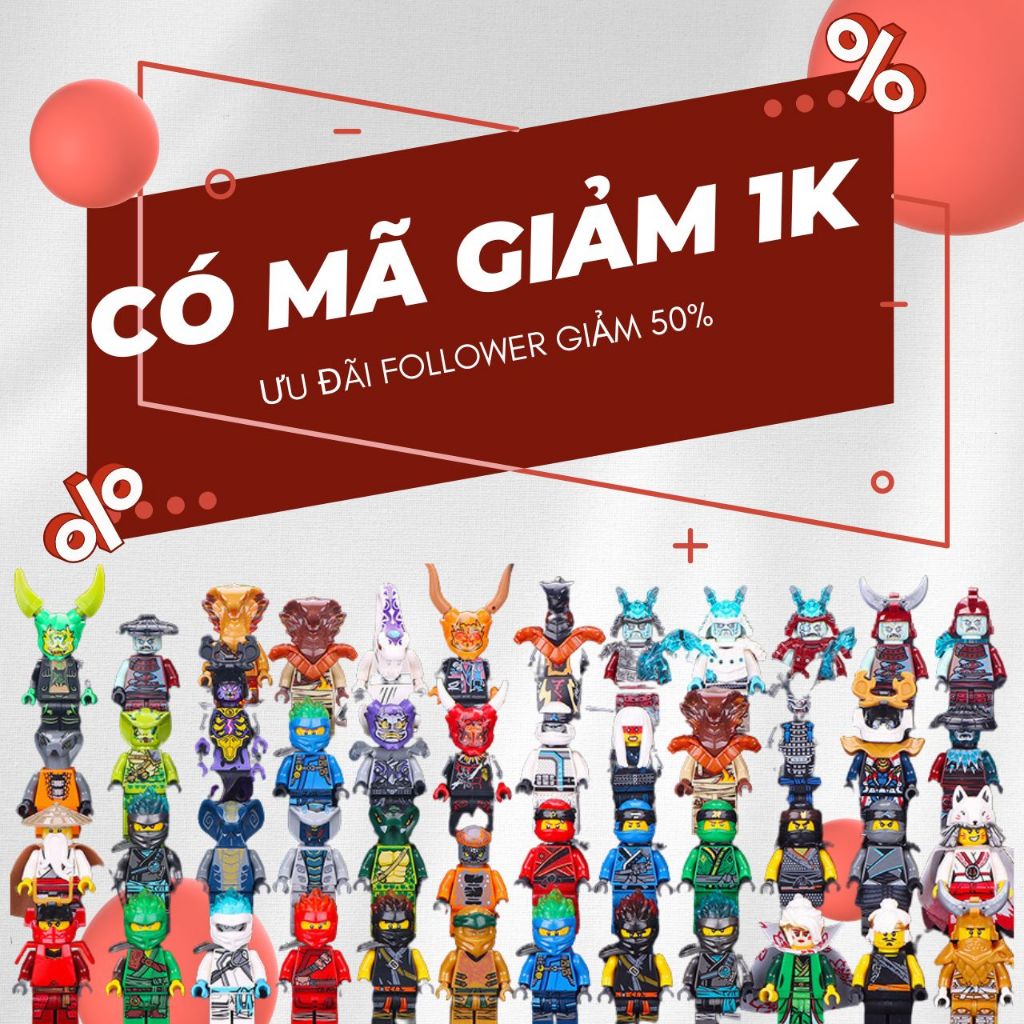 gồm Ninja, Marvel, Quân đội, Minecraft, cảnh sát ..