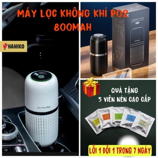 MÁY LỌC KHÔNG KHÍ MINI AIR PURIFIER, HÀNG CHÍNH HÃNG, LỌC BỤI BẨN VÀ KHỬ MÙI HÔI, TẶNG 5 VIÊN NÉN