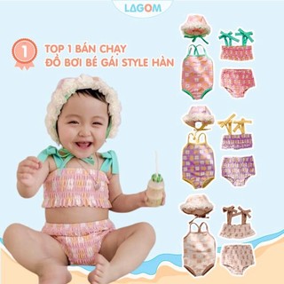 [0-3Tuổi] Đồ Bơi Bé Gái Sơ Sinh 1-2-3 Tuổi | Bikini Cho Bé Gái Sơ Sinh Phong Cách Hàn Quốc